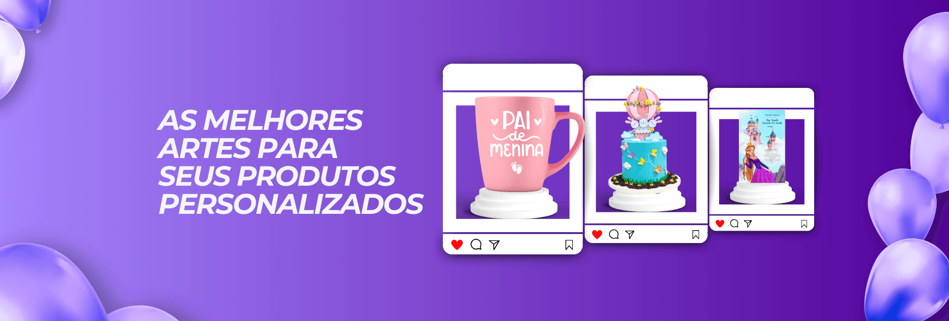As melhores artes para seus produtos personalizados